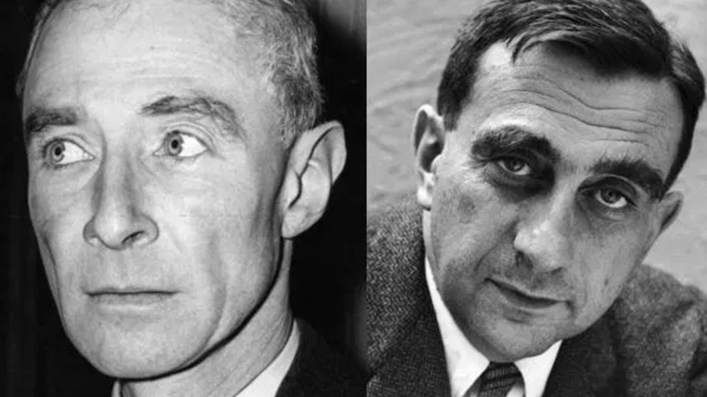 Photos of Oppenheimer and Teller