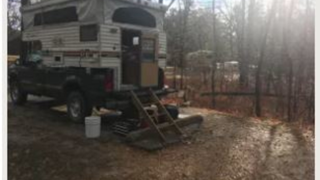 Camper at Crowley's Ridge State Park